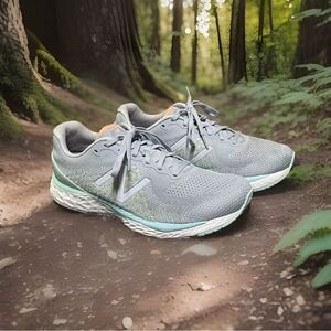 New Balance Fresh Foam 880 V10 W880G10 Gray Women's Wide Running Shoes Size 9.5D